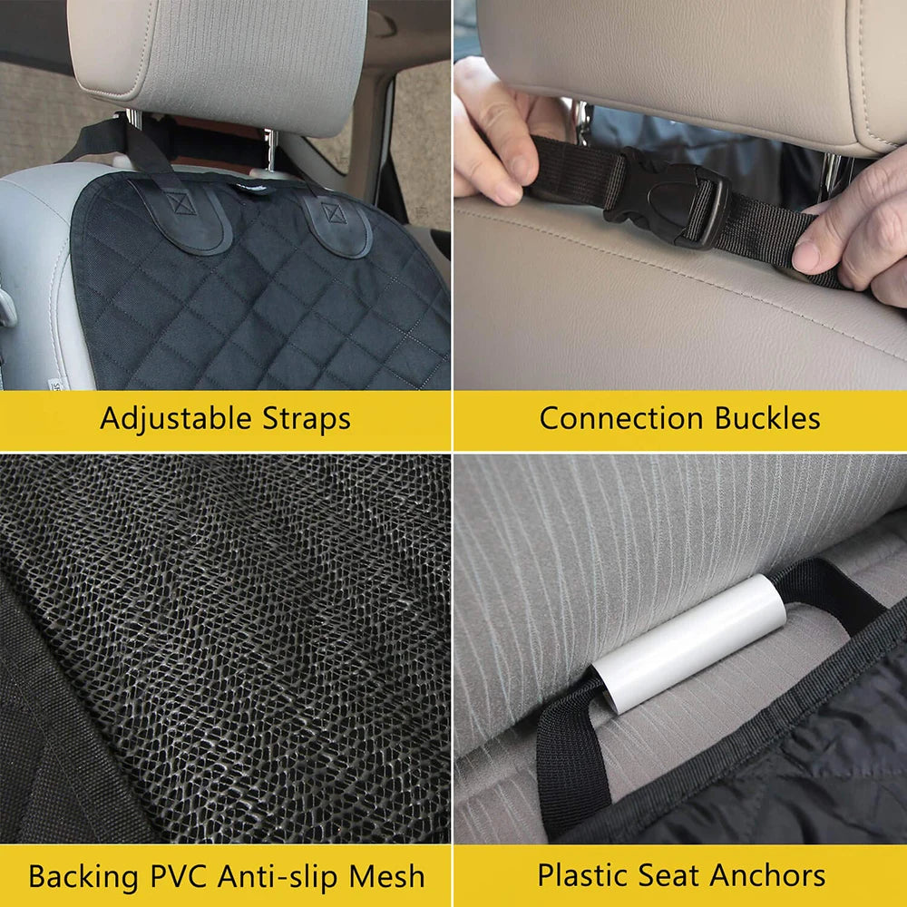 Waterproof Dog Car Seat Cover for Cars Trucks and SUVs