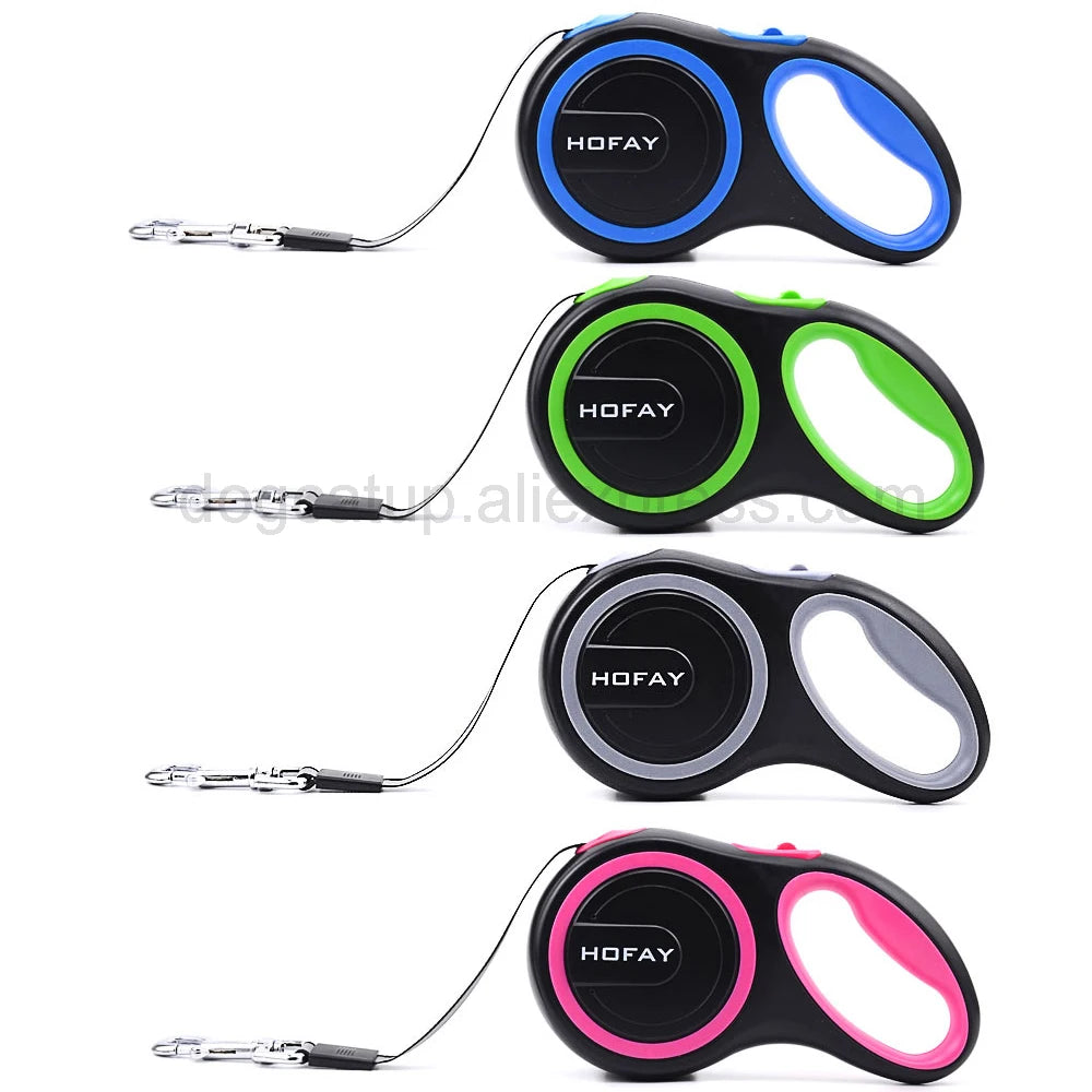 Bicolour Retractable Dog Leash for Large Breeds and Pets