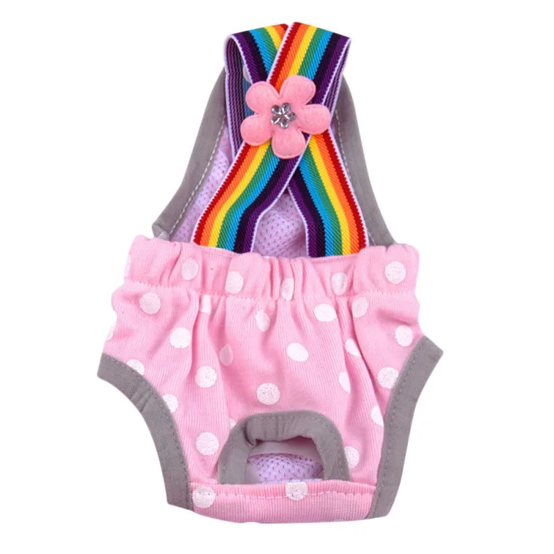 Sanitary Pet Dog Shorts Diaper Washable Cotton All Seasons Available in Multiple Sizes