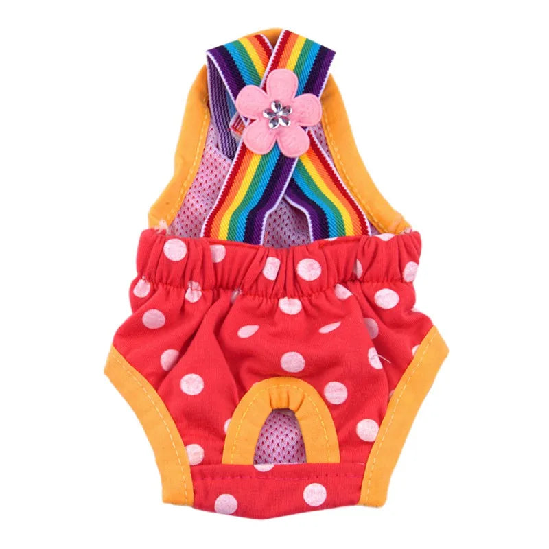 Sanitary Pet Dog Shorts Diaper Washable Cotton All Seasons Available in Multiple Sizes