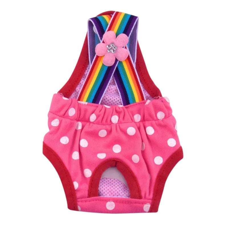 Sanitary Pet Dog Shorts Diaper Washable Cotton All Seasons Available in Multiple Sizes