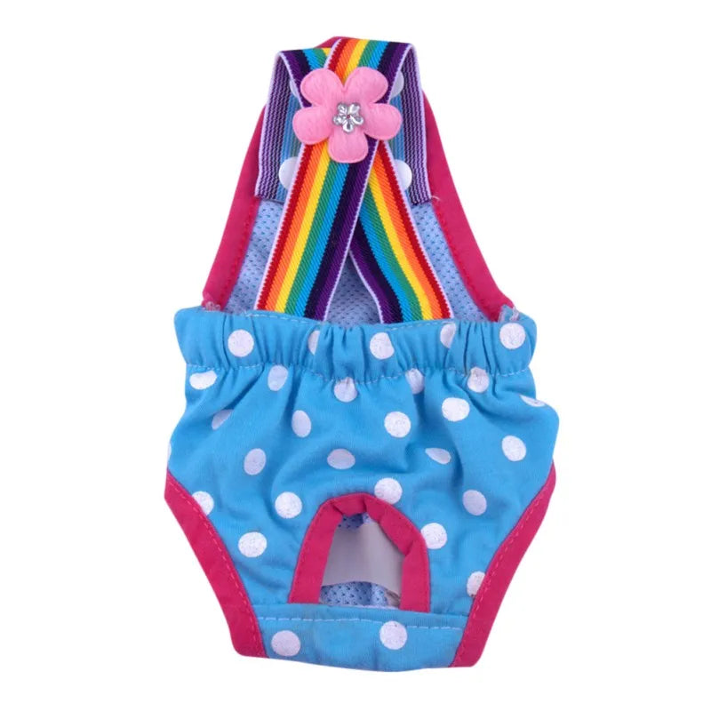 Sanitary Pet Dog Shorts Diaper Washable Cotton All Seasons Available in Multiple Sizes