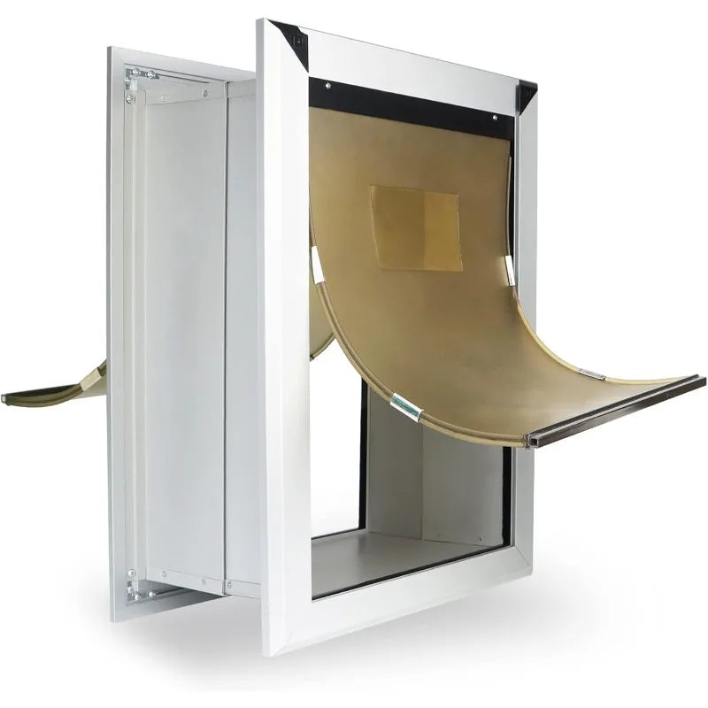 Extra Large Dog Door Telescoping Tunnel Energy Efficient