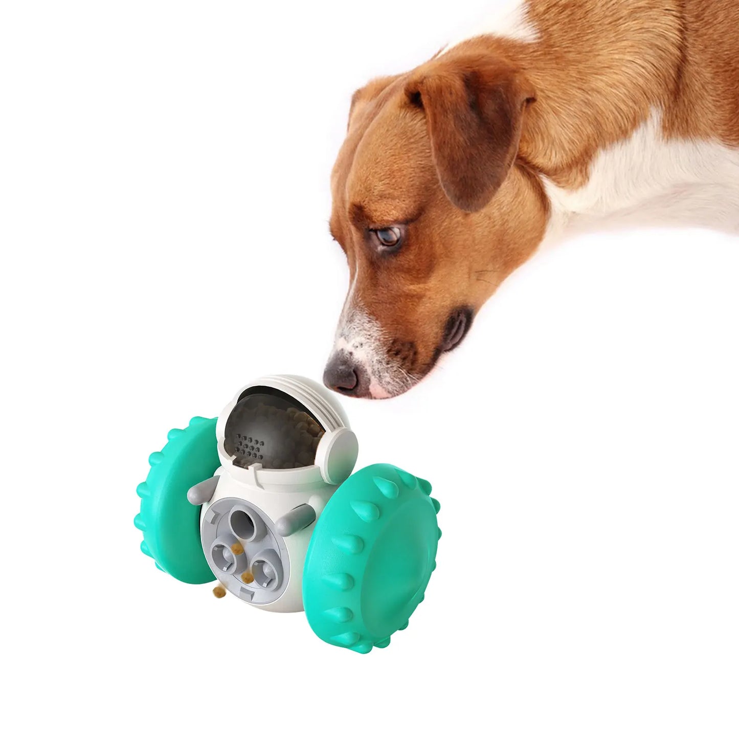 Pet Toy with 360 Degree Rotating Design and Food Dispensing