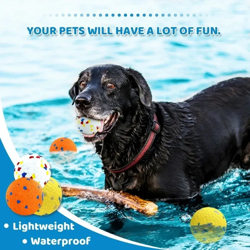 Vibrant Dog Game Balls for Medium to Large Dogs 2 Pack