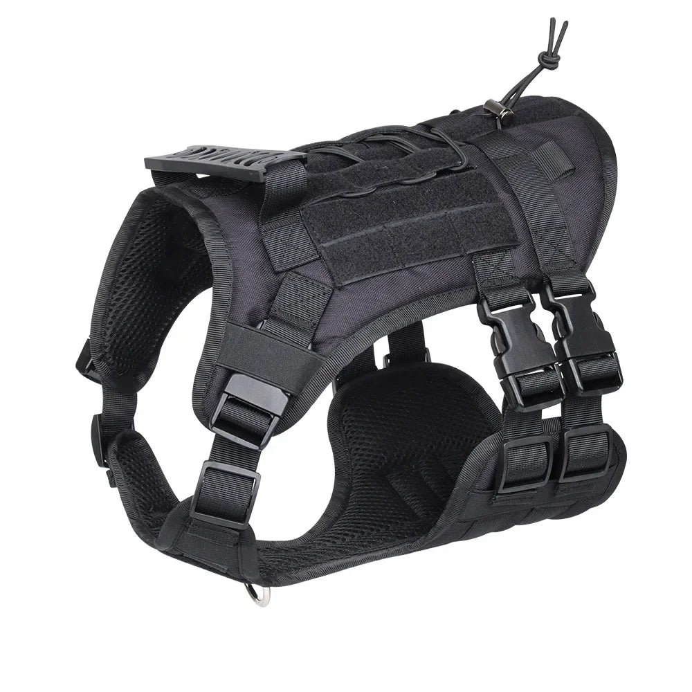 Adjustable Tactical Dog Harness for Medium Large Dogs