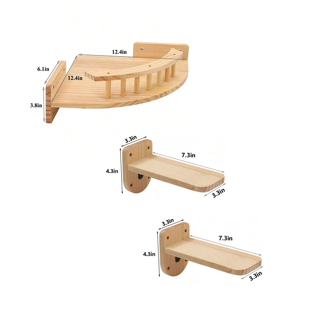 3 to 4 Pieces Corner Hammock with Steps