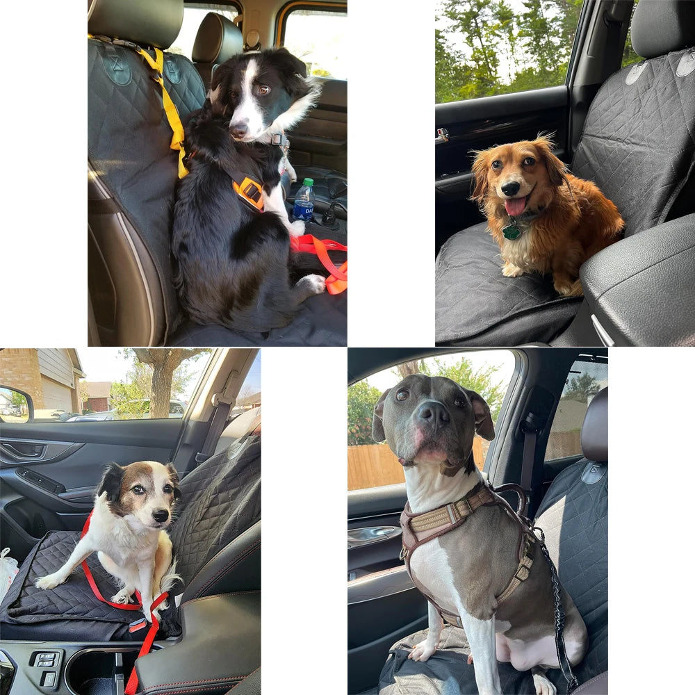 Waterproof Dog Car Seat Cover for Cars Trucks and SUVs