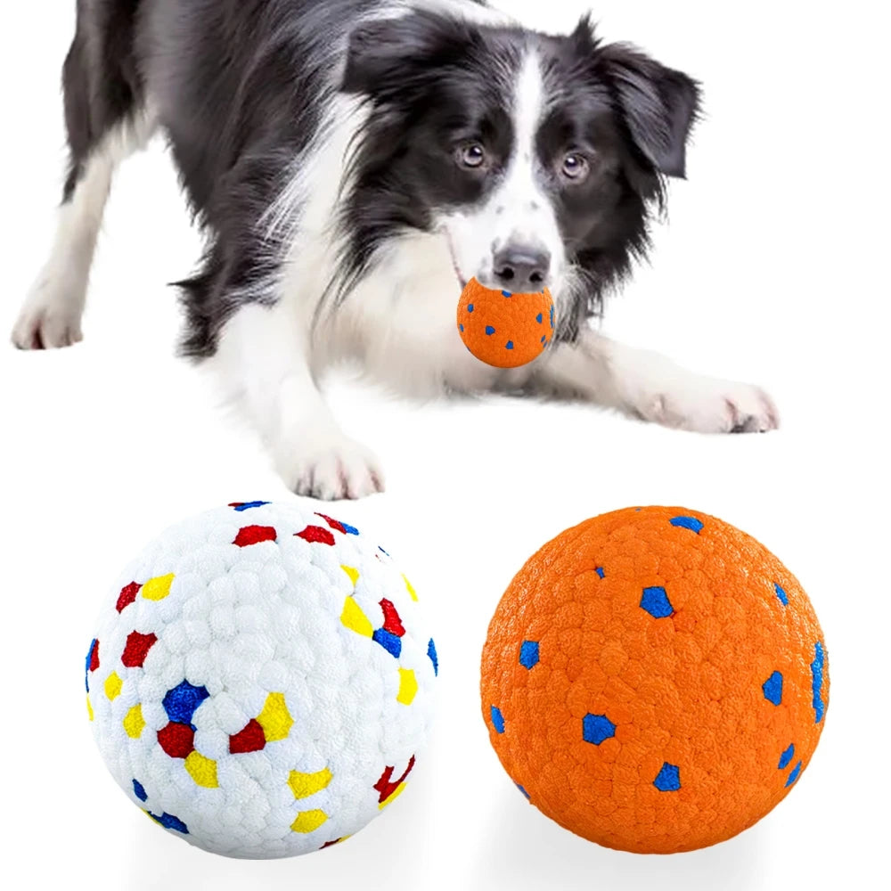 Vibrant Dog Game Balls for Medium to Large Dogs 2 Pack