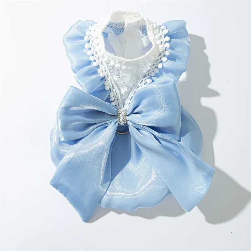Adorable Dog Tutu Dress with Bowknot for Cute Pets