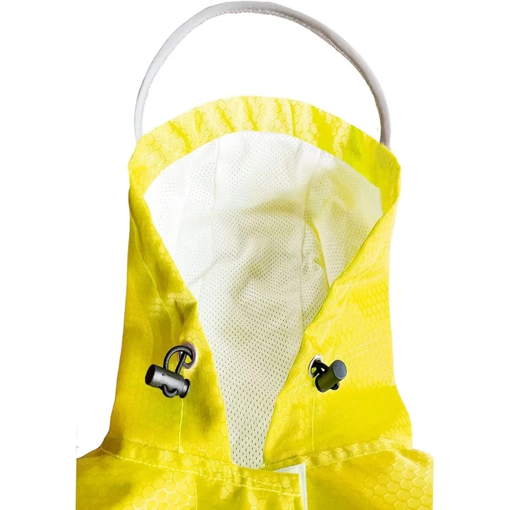 Dog Raincoat Waterproof Reflective Lightweight Hooded Adjustable Nylon for Dogs