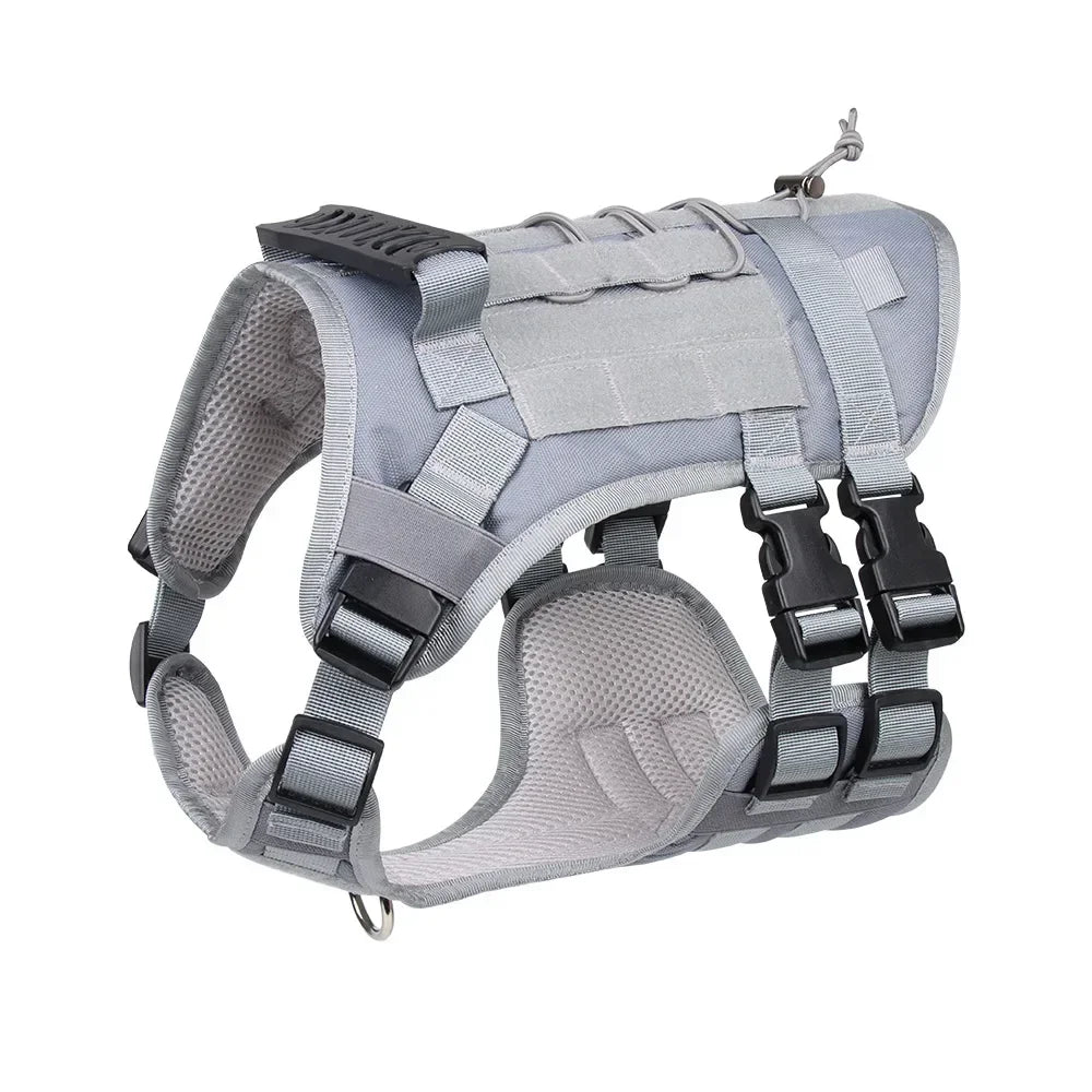 Adjustable Tactical Dog Harness for Medium Large Dogs