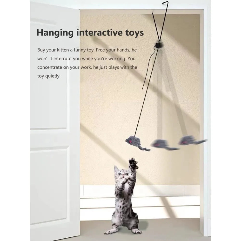 Hanging Interactive Toys For Indoor Cats
