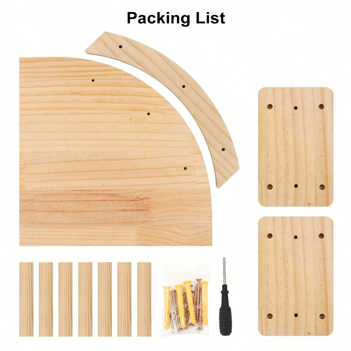 3 to 4 Pieces Corner Hammock with Steps