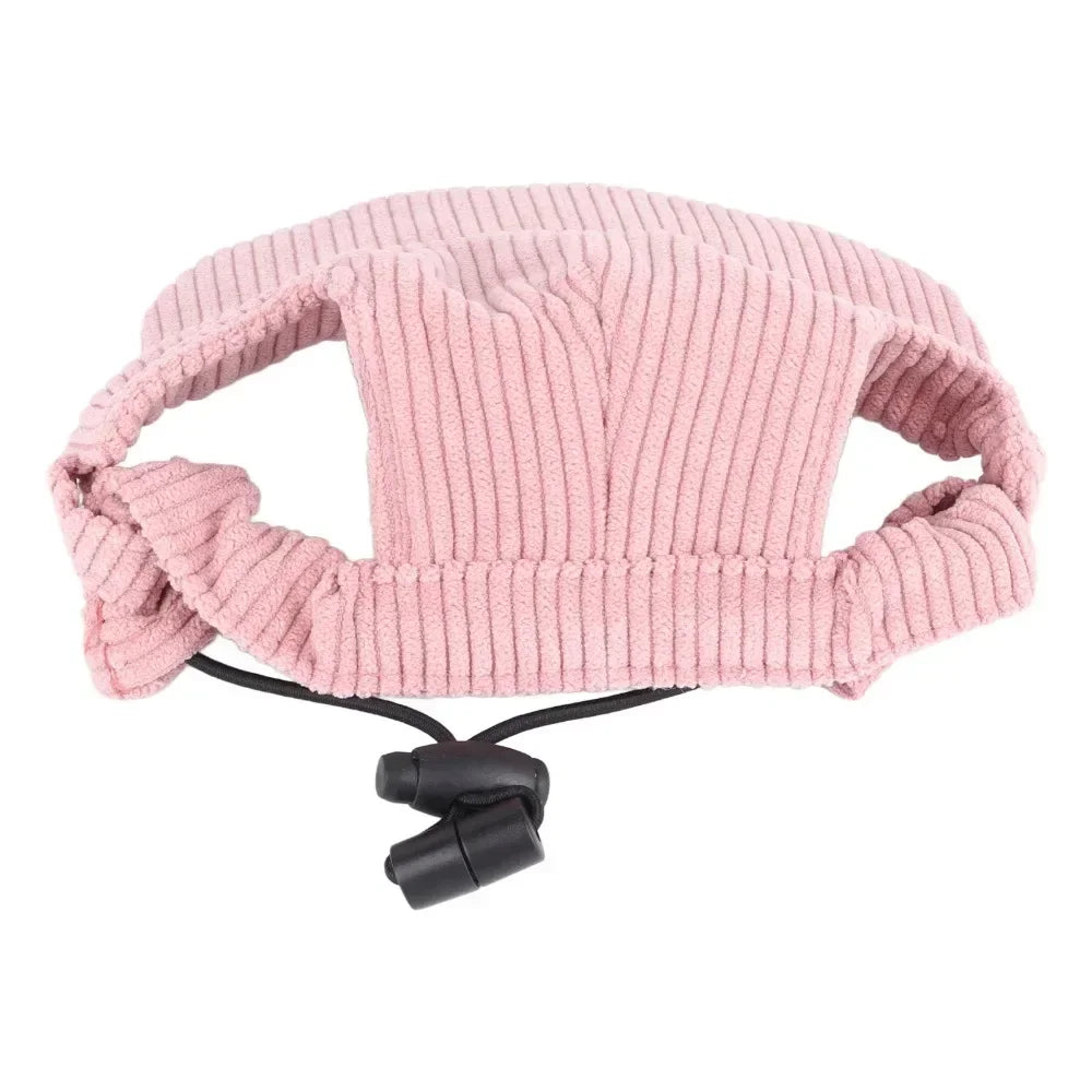 Summer Pet Sun Hat Adjustable Corduroy Casual for Dogs and Cats