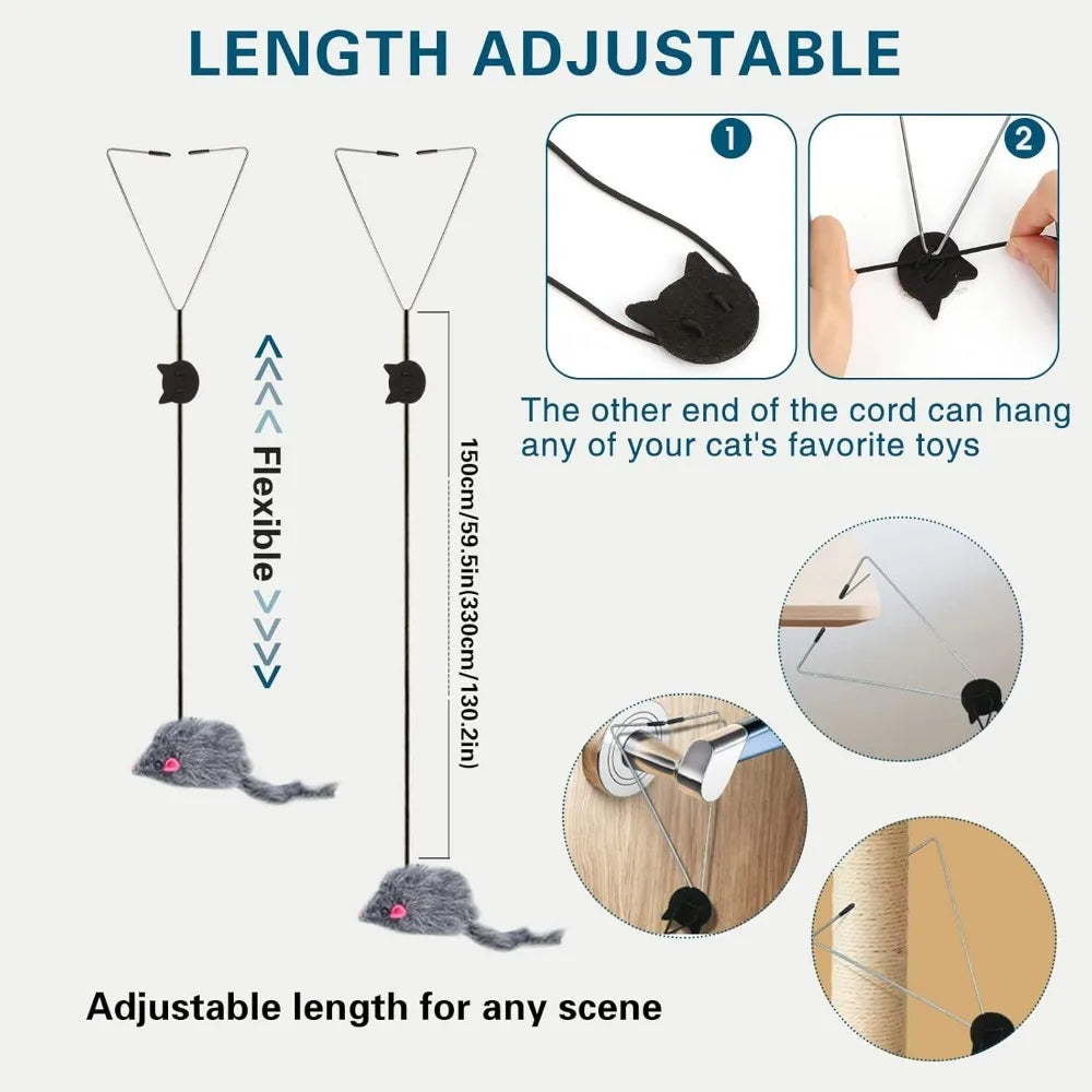 Hanging Interactive Toys For Indoor Cats
