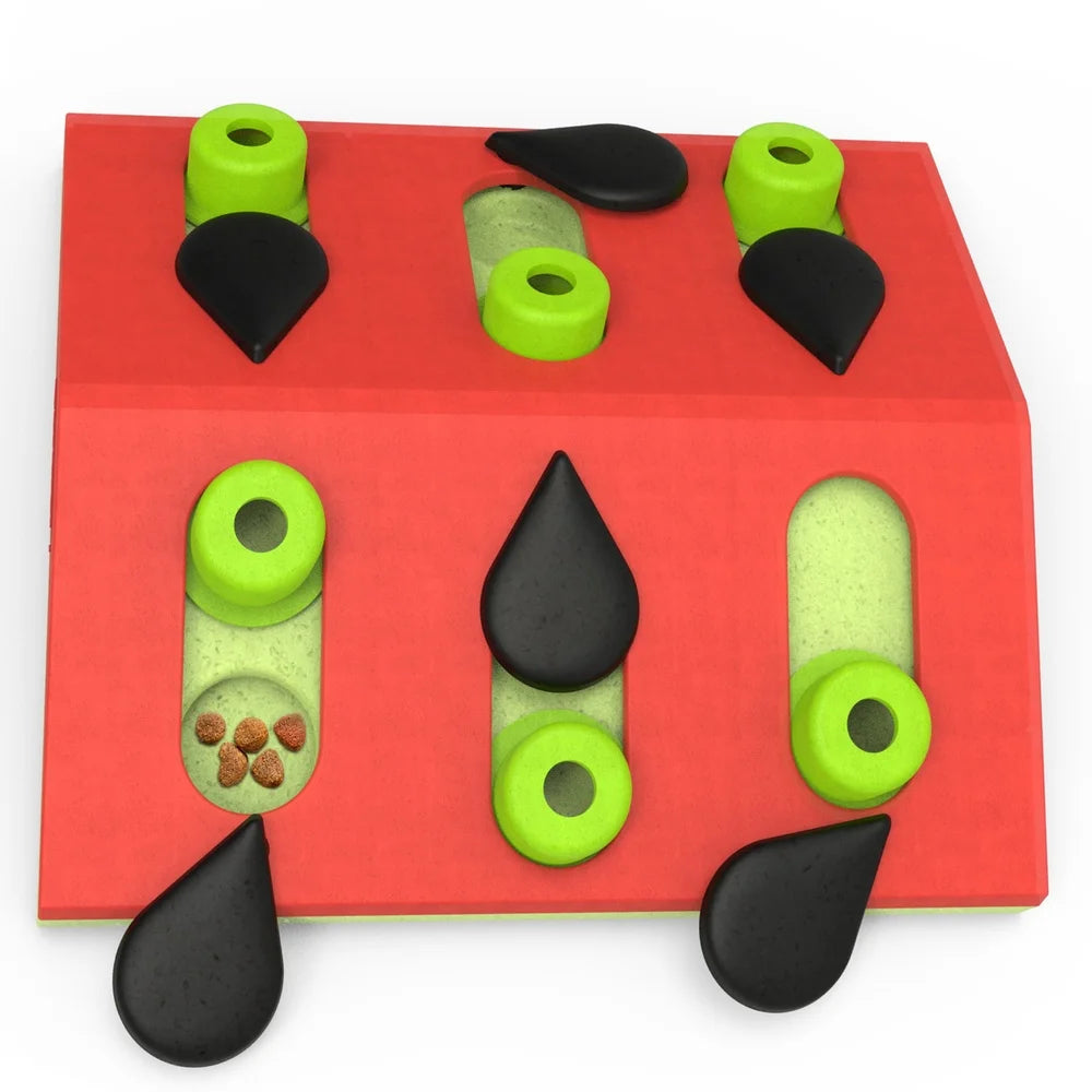 Interactive Cat Puzzle Toy for Stimulating Foraging Fun