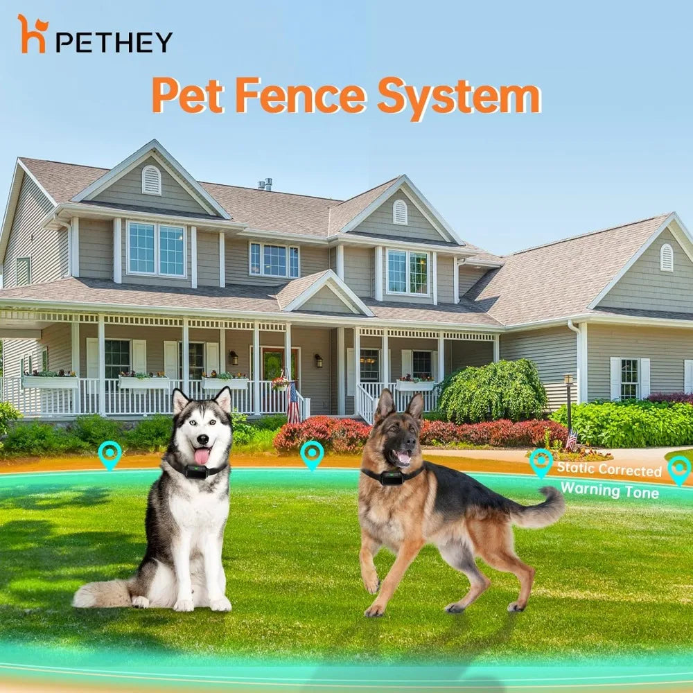 Wireless Dog Fence System for Indoor and Outdoor Use with Advanced Radar Technology