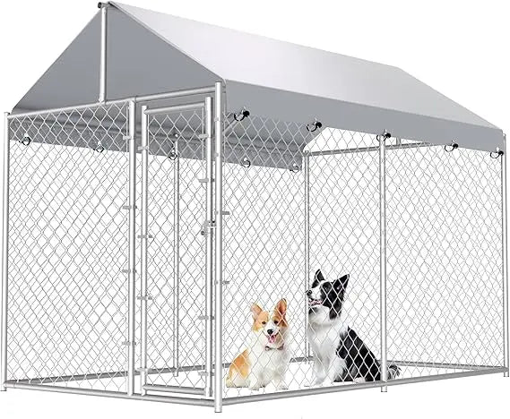 Large Dog Playpen Outdoor Heavy Duty Metal Dog Kennel