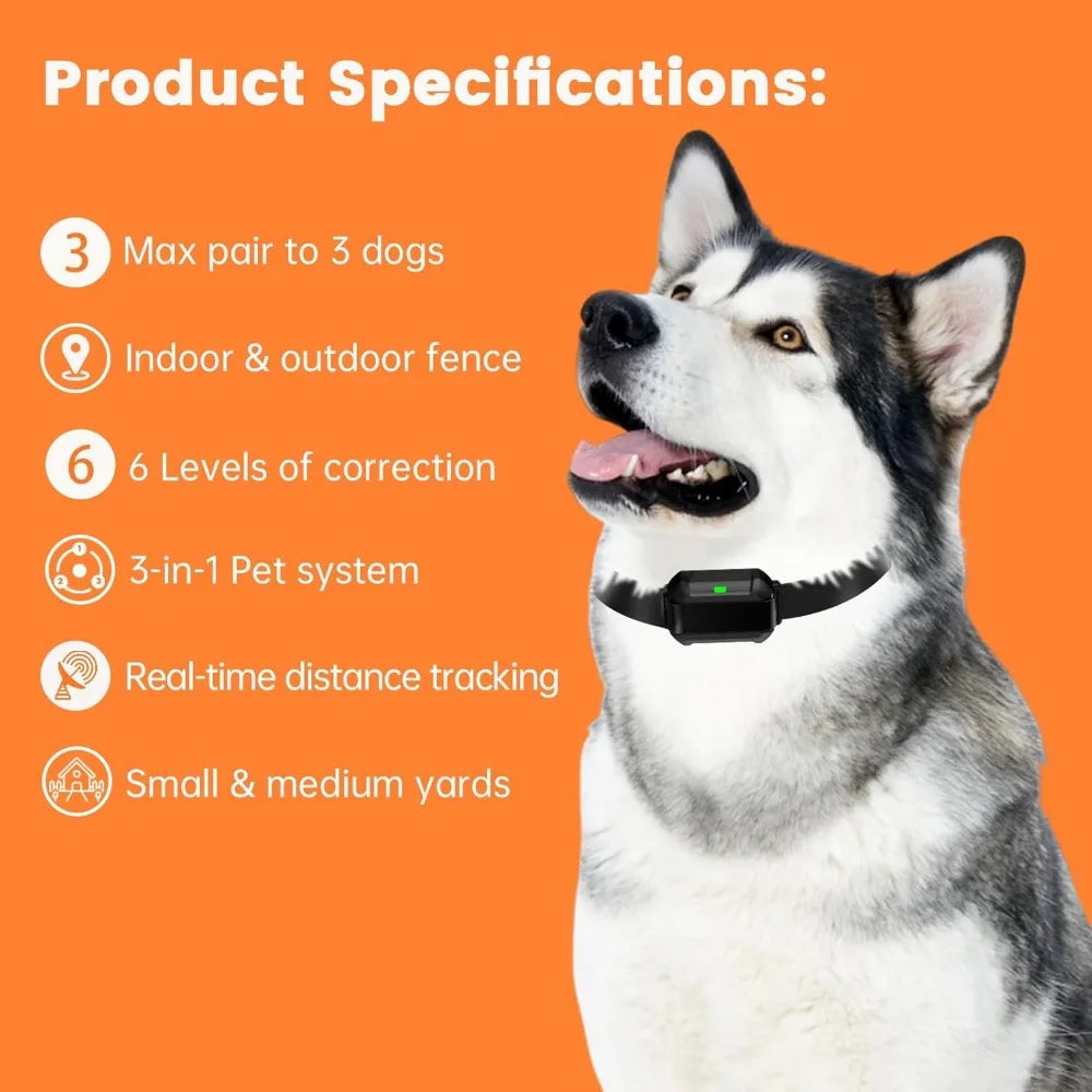 Wireless Dog Fence System for Indoor and Outdoor Use with Advanced Radar Technology