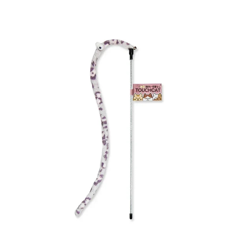 Pet Cat Toy Feather Teaser Wand Interactive