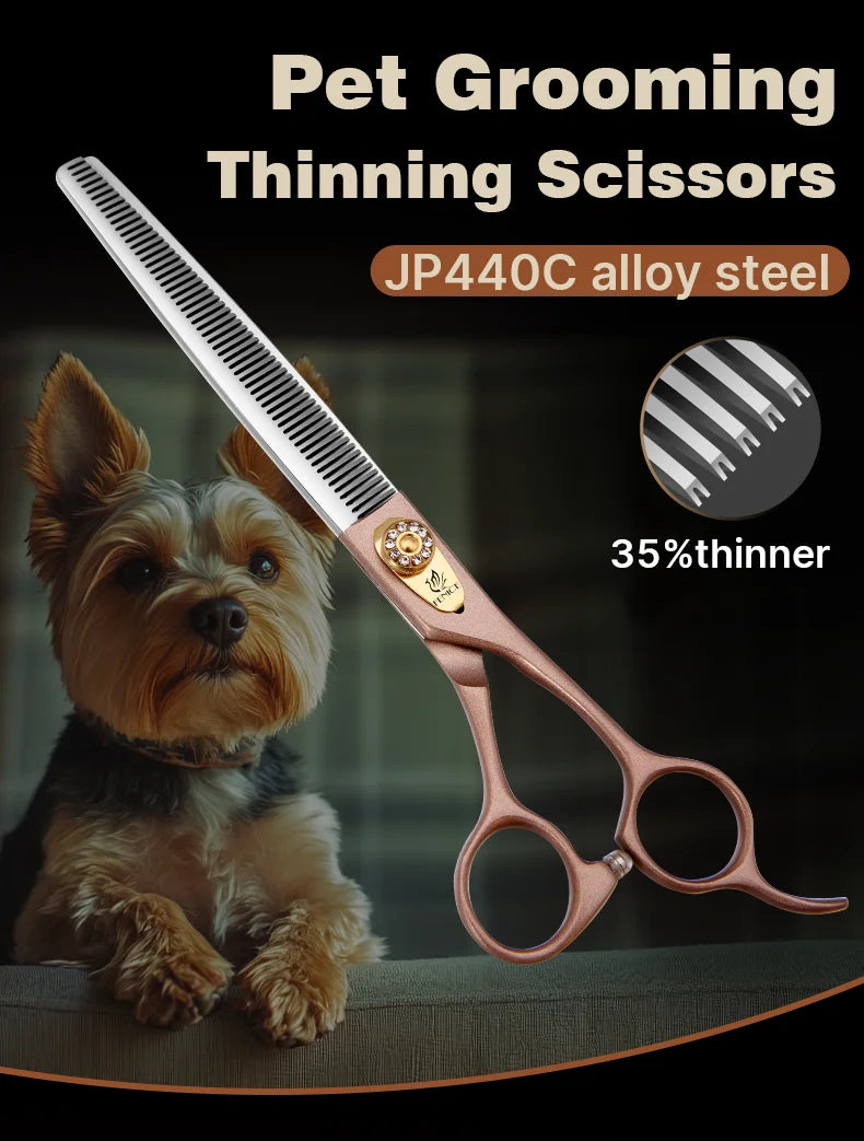Pet Grooming Thinning Scissors for Dogs JP440C Material