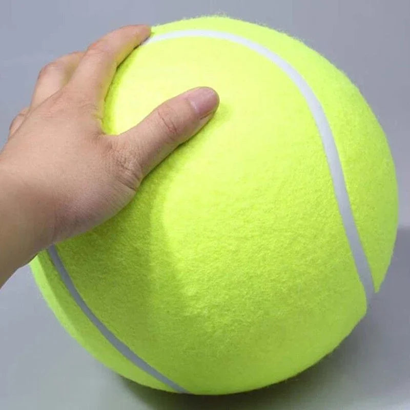 9.5 Inch Giant Inflatable Tennis Ball For Dogs Interactive Chewing Toy
