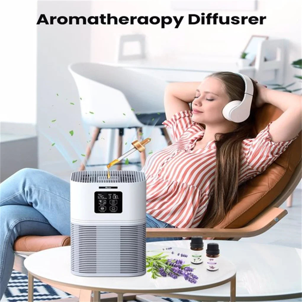 2 In 1 Air Purifier for Home Allergies Pets Odor and Aromatherapy