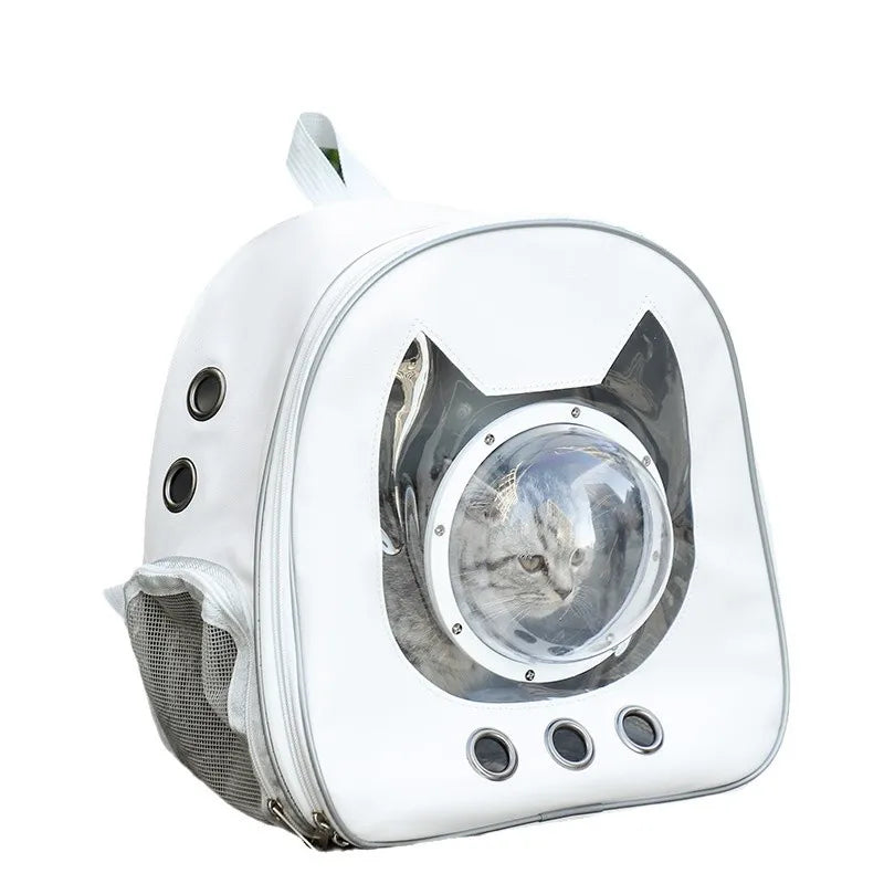 Space Capsule Pet Backpack with 360 Degree View for Cats