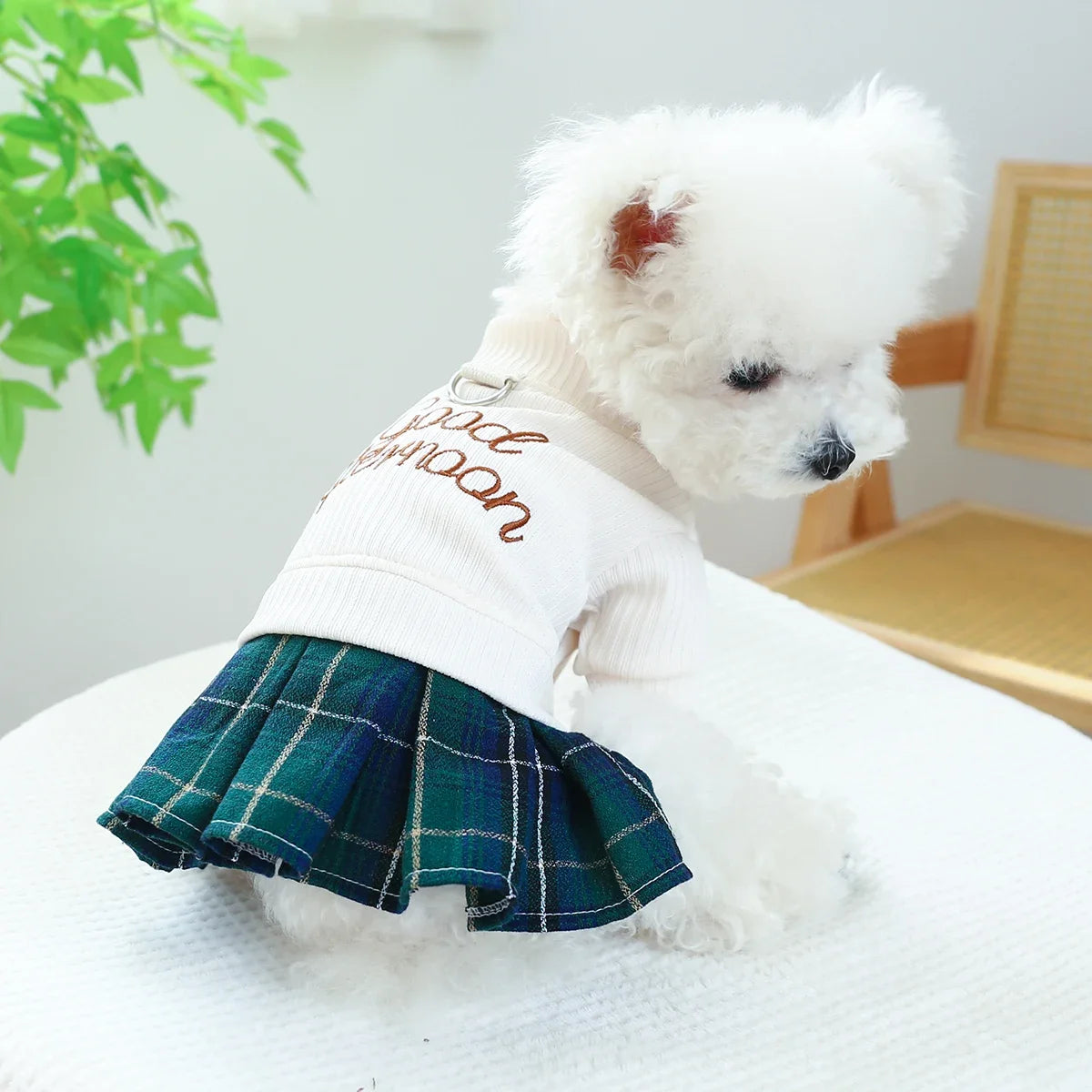 Pet Apparel Pleated Dress Princess Small Medium
