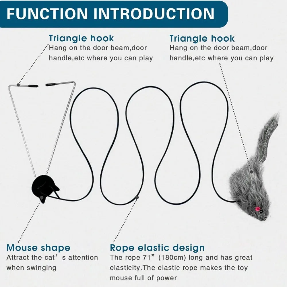 Hanging Interactive Toys For Indoor Cats