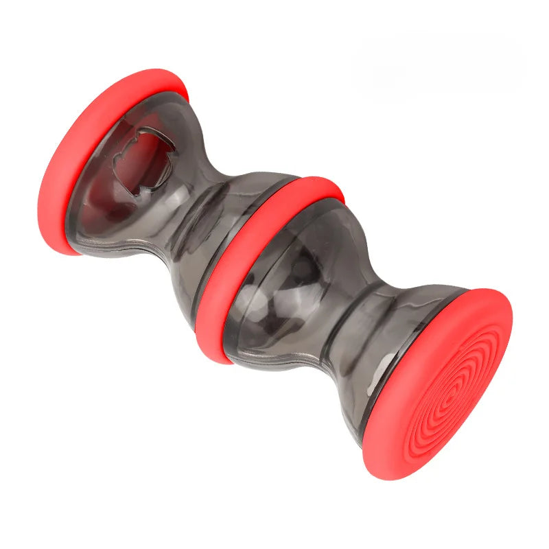 Pet Leaky Food Toy Puzzle Training for Dogs Chew Toy Silicone Plastic Red Green