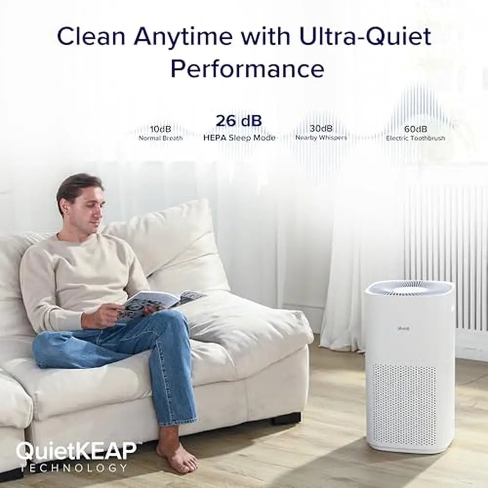 Large Room Air Purifier for Pet Allergies Up to 3175 Sq Ft with High Benzene and Formaldehyde Removal Rates