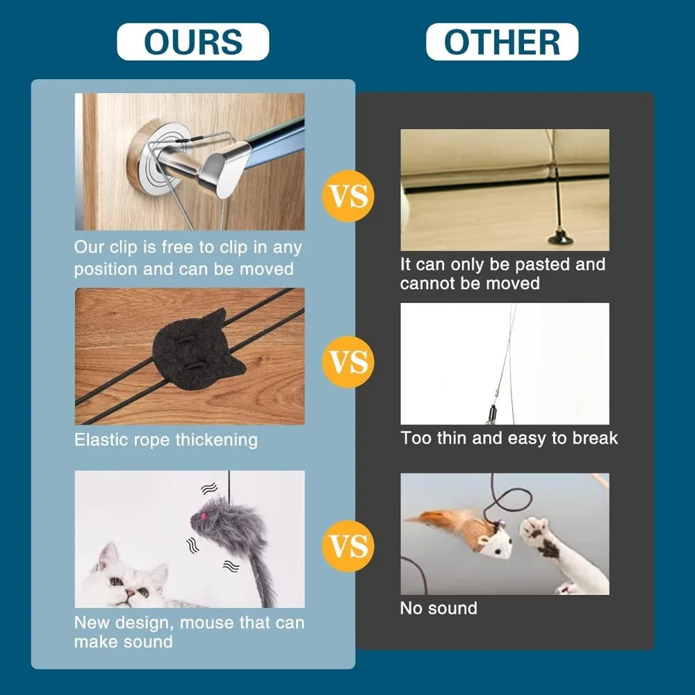Hanging Interactive Toys For Indoor Cats