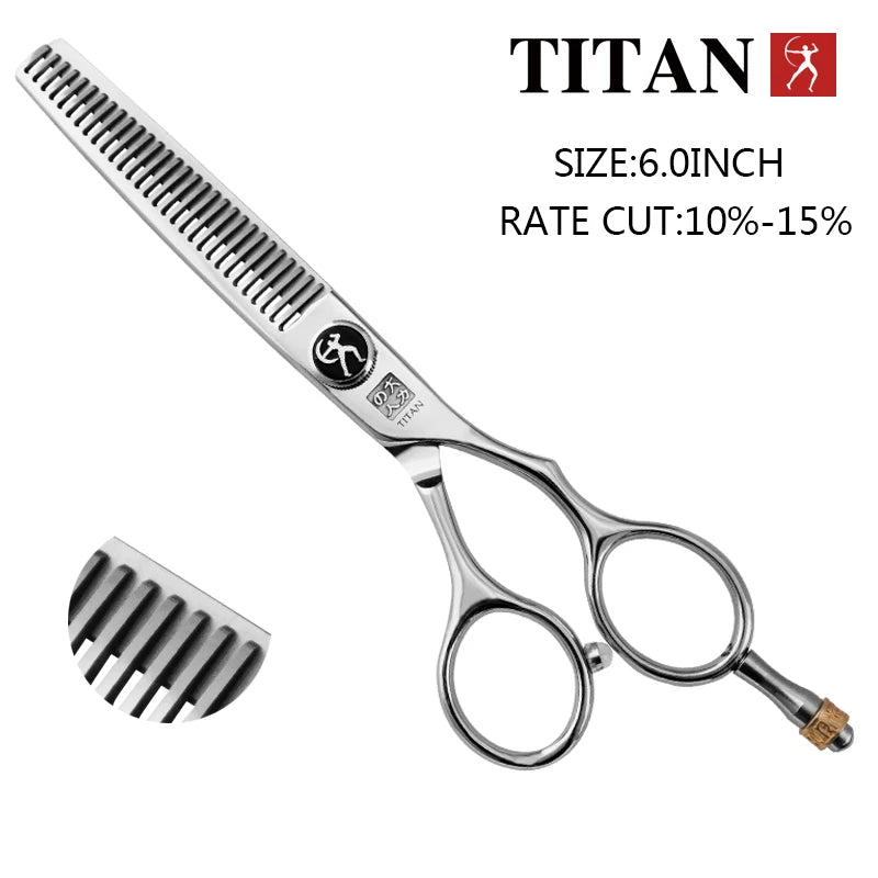 Titan Professional Hair Scissors 5.5 Inch and 6 Inch Thinning Scissors Japan 440C Stainless Steel