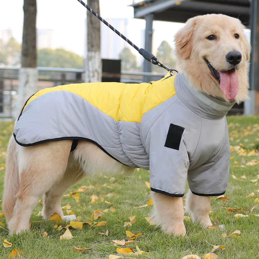 Dog Large Winter Coat Padded Warm Outdoor