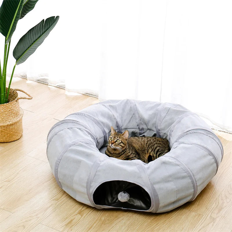 Cat Tunnel Toy Pop Up Bed