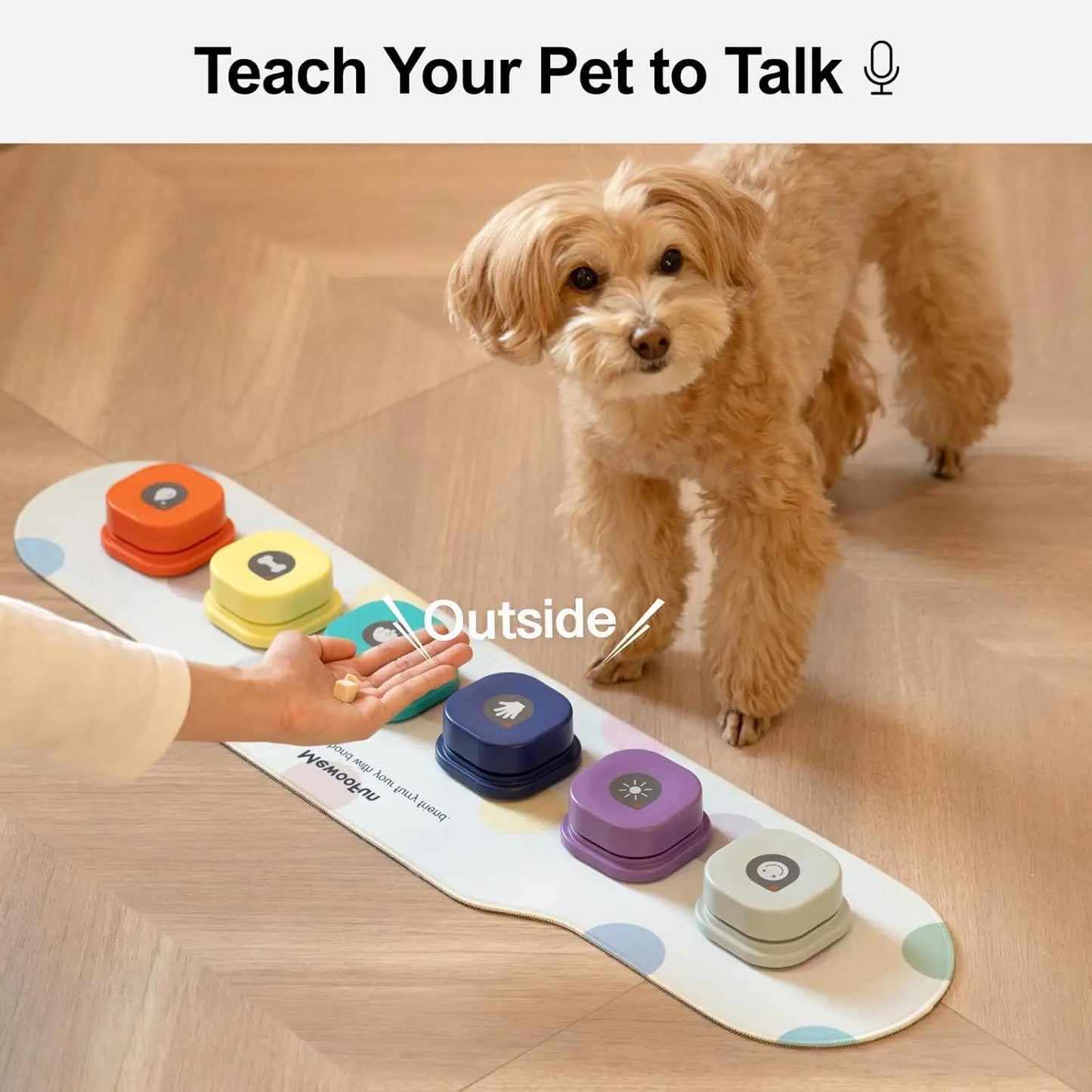 Dog Buttons Training Starter Pack with Manual for Interactive Communication
