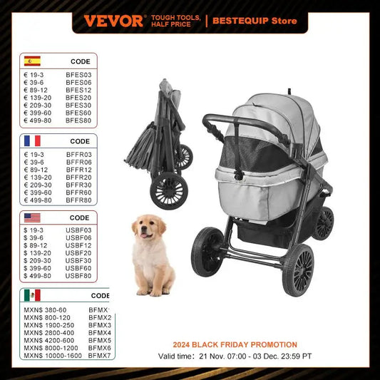 Pet Stroller Lightweight Travel Cup Holder for Accessories