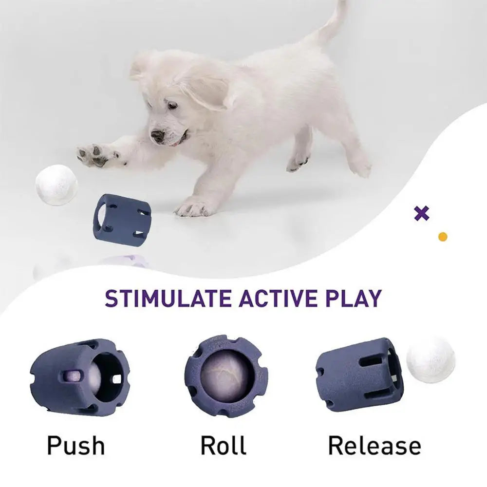 Puppy Teething Chew Ball Interactive Tumbling Puzzle