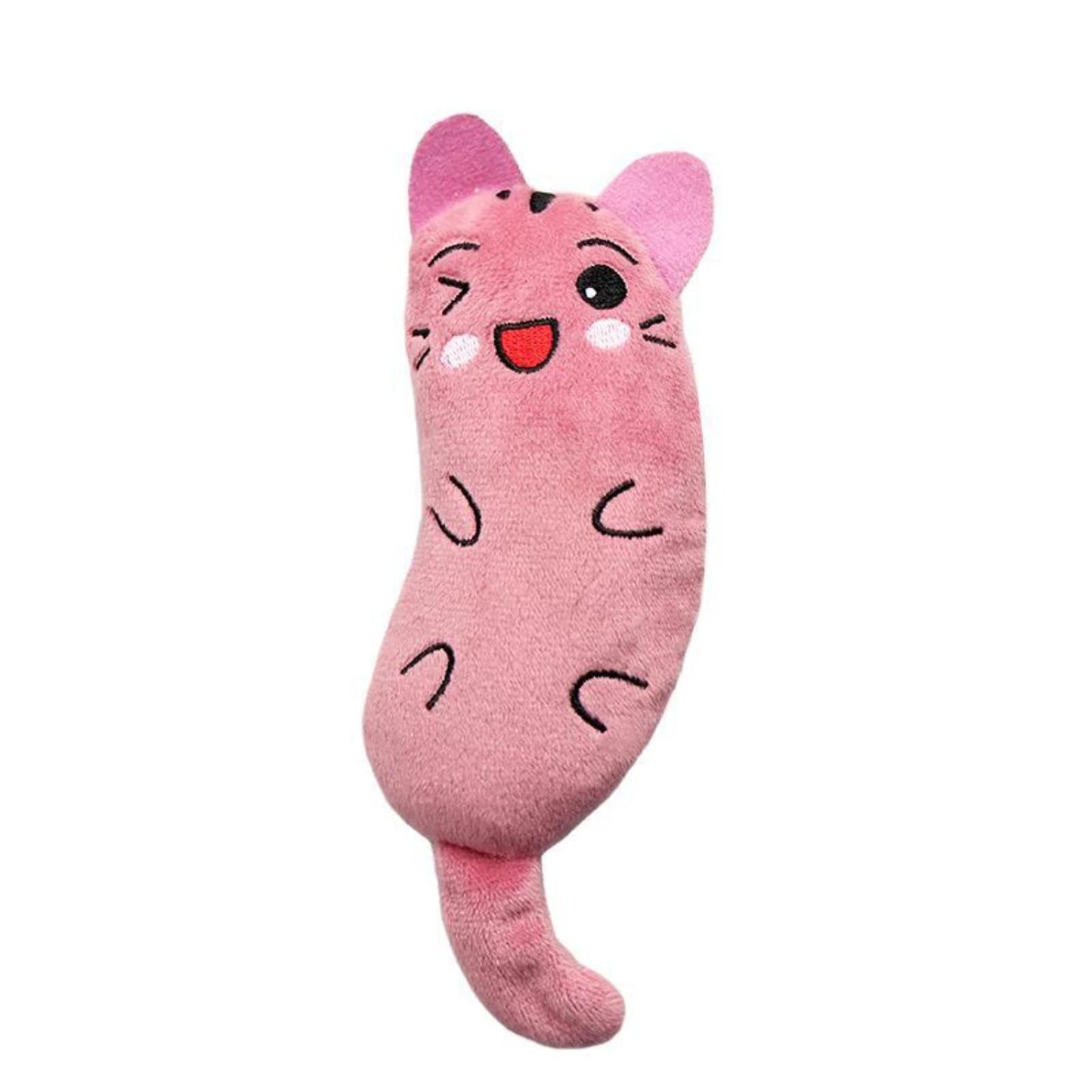 Interactive Mini Plush Cat Toy