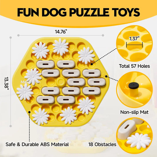 Dog Puzzle Slow Feeder Cat Interactive Game
