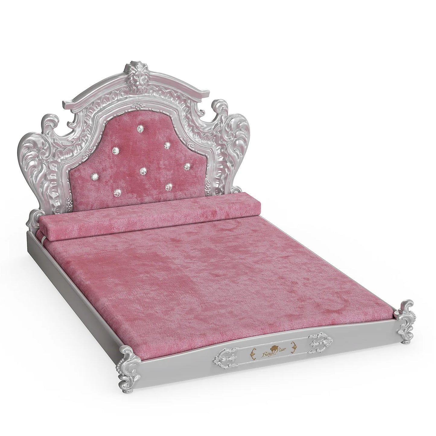 Luxury Pet Bed with Headboard