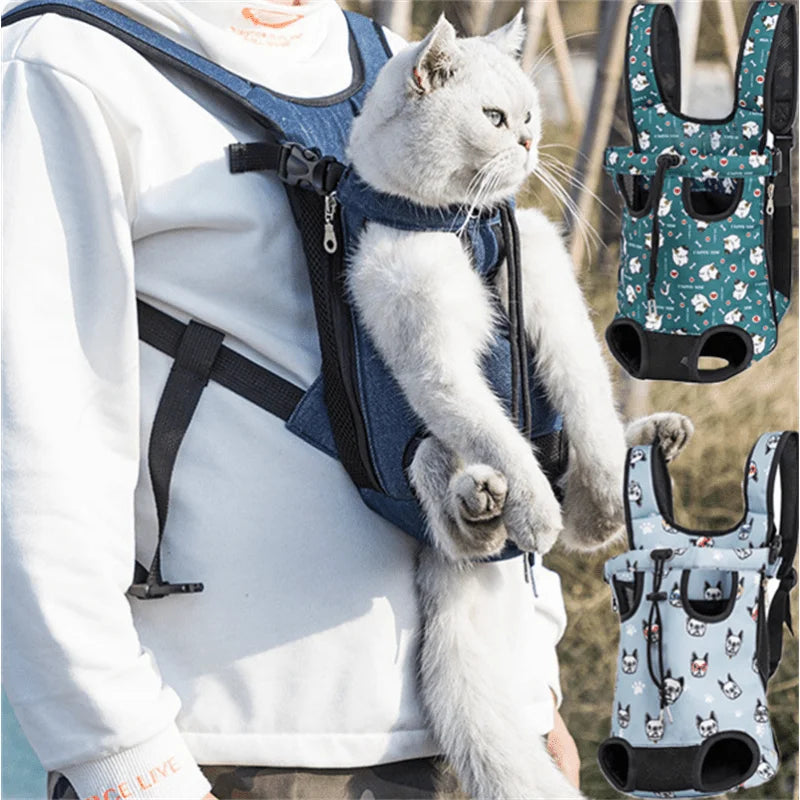 Portable and Breathable Pet Backpack for Travel,  Multifunctional