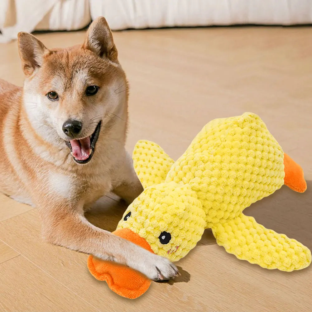 Stuffed Duck Toys Plush Dog Calming