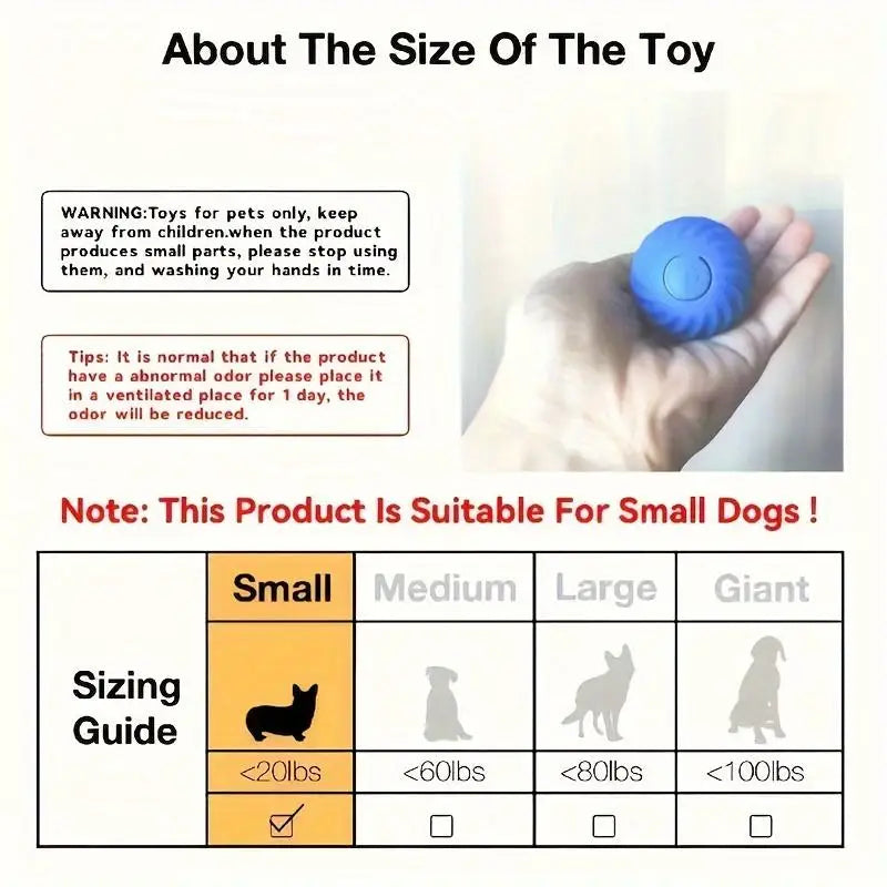 Intelligent Jumping Ball, Electric  Cat And Dog Toy