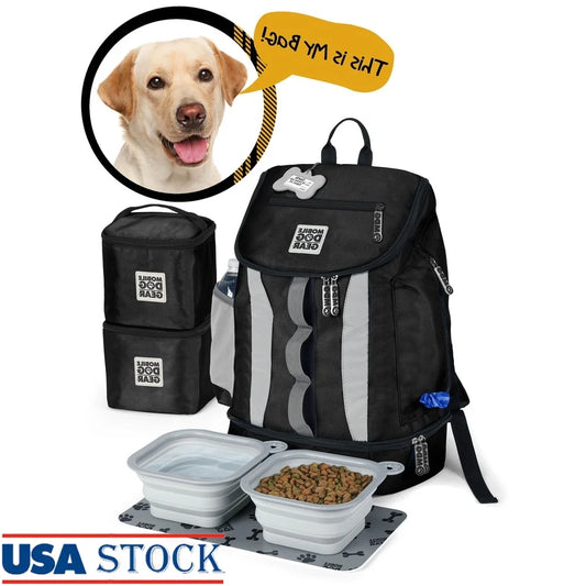 Travel Backpack for Medium-Sized Dogs with Large Storage Compartments