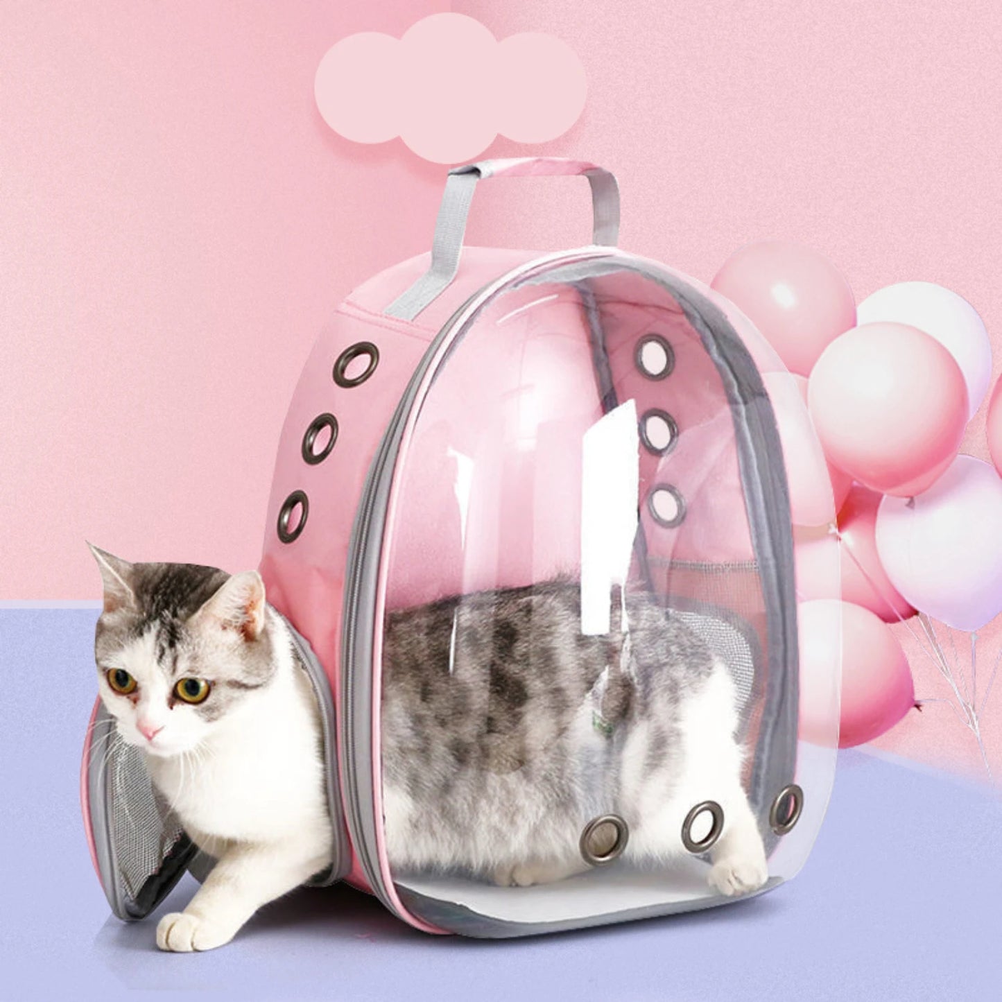 Trendy Pet Space Capsule Backpack Carrier