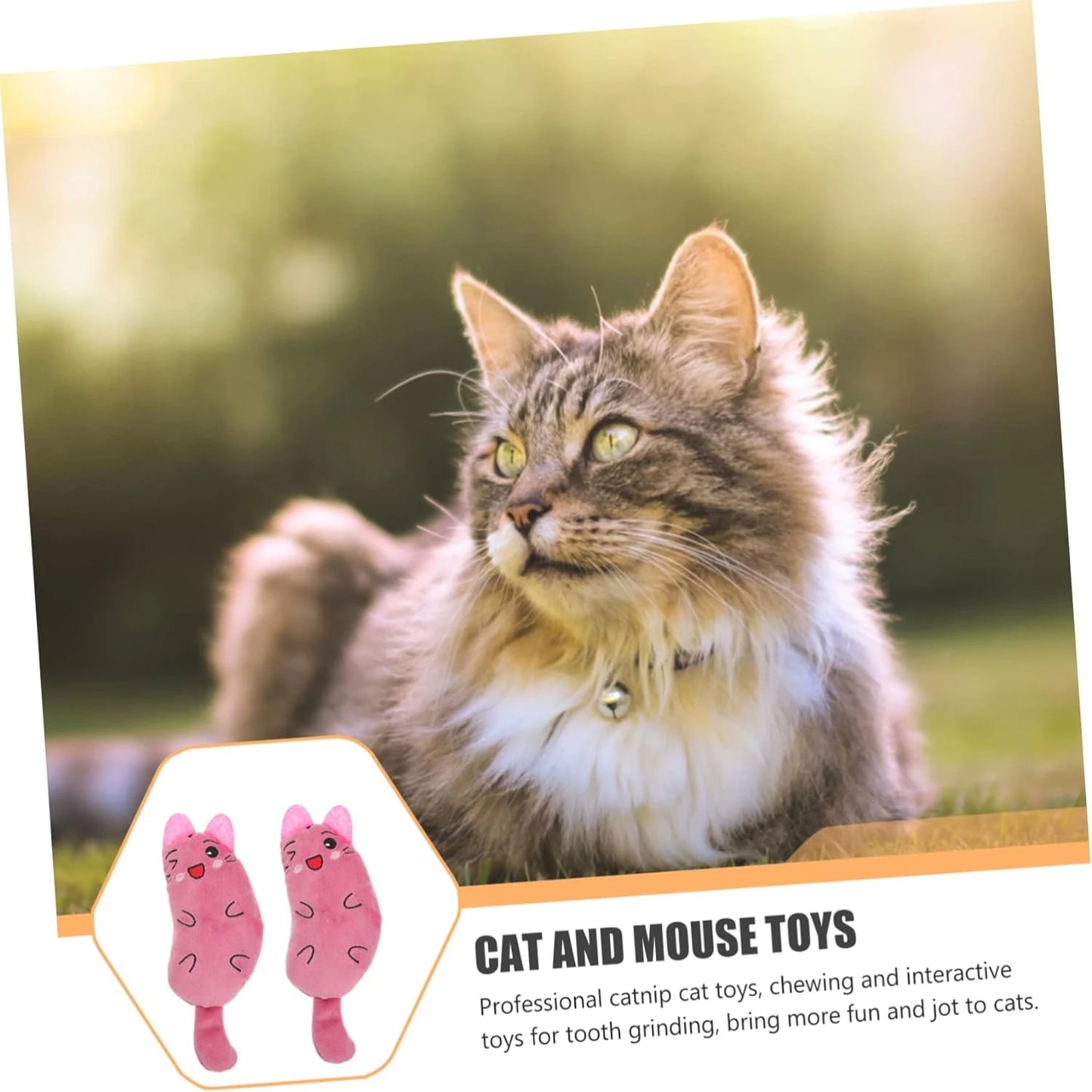 Soft and Interactive Teething Chew Toy for Cats