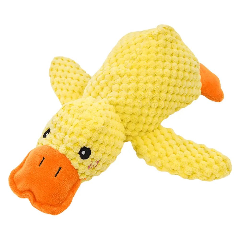 Duck Pet Dog Plush Toy Quacking Sound